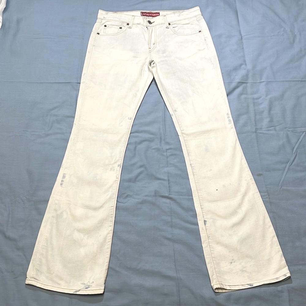 Levi’s 518 Super Low Bootcut Vintage Jeans 7 L - Picture 2 of 16